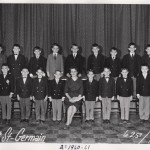 Classe de 2e, 1960-61. Titulaire Mme Gabrielle Saint-Laurent (Archives C.S.V.)